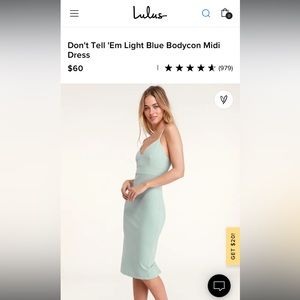 Small lulus bodycon dress
